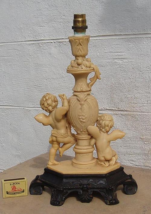 Lamps & Lanterns - ABSOLUTELY DELIGHTFUL~RARE SIGNED SANTINI CHERUB ...