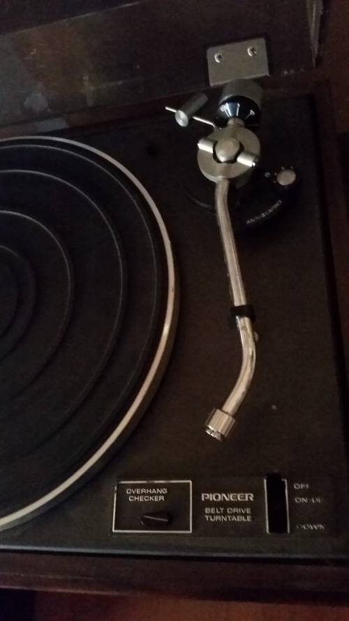 Turntables PIONEER PL12D with cartridge and needle. was sold for R750