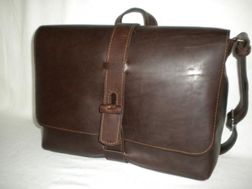leather postman breifcase