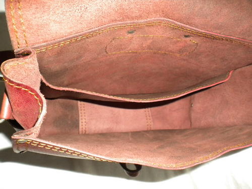 satchel handbag oxblood