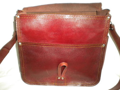 oxblood handbag