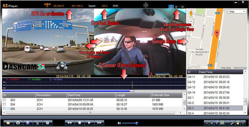 Dashcamsa Dashboard camera dashcam car dvr blackbox H39 GPS Dual Cam