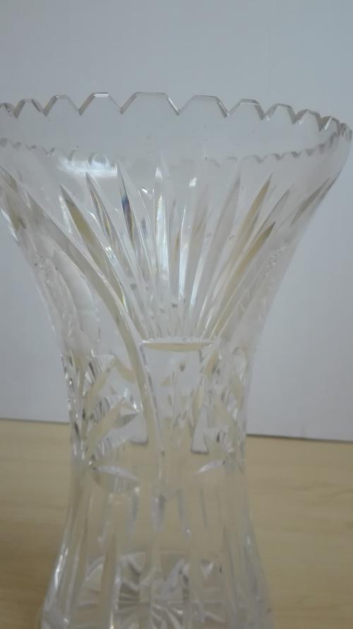 Vases Vintage Cut Glass Vase Was Listed For R350 00 On 13 Aug At