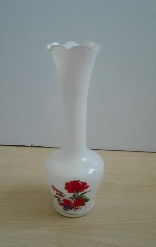 Vases Vintage Floral Glass Vase Was Listed For R65 00 On 2 Jan