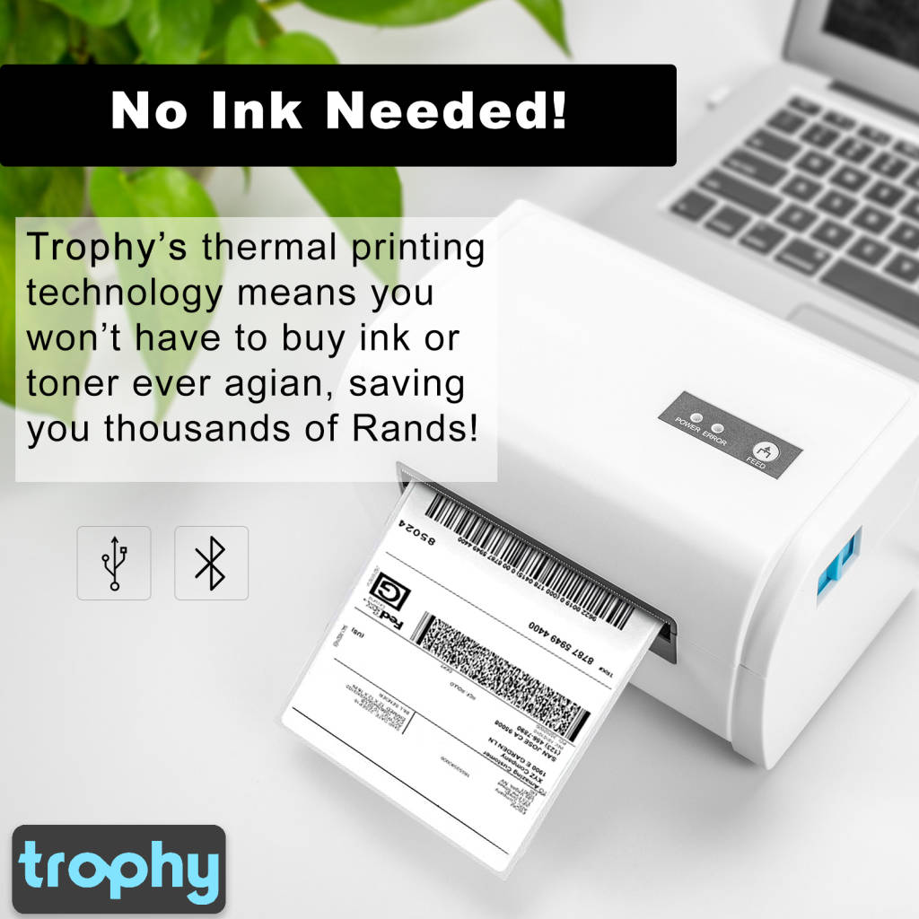 Label makers & Supplies Trophy Wireless Thermal Printer was sold for