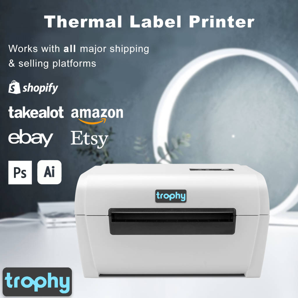 Label makers & Supplies Trophy Wireless Thermal Printer was sold for