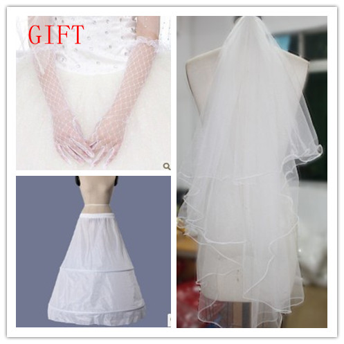 Wedding Dresses - Stunning 2014 New Luxury Crystal Rhinestone Sexy Deep