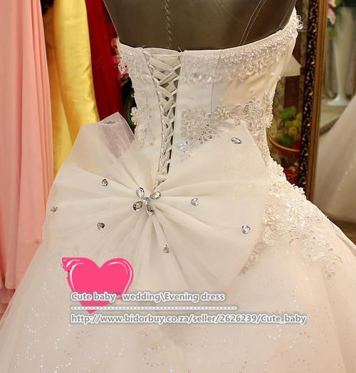Wedding Dresses - Special Offer New Luxury Crystal Rhinestone Lace up