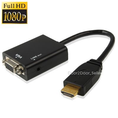 HDMI to VGA Video Converter - PS3, XBOX,DVD to VGA Screen