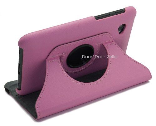 Samsung Galaxy P6200 & P3100 7.0 PLUS Rotating Case cover Pink