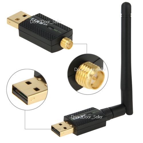 600Mbps USB AC Wifi Adapter with Antenna Dual Band 2.4G and 5.0G