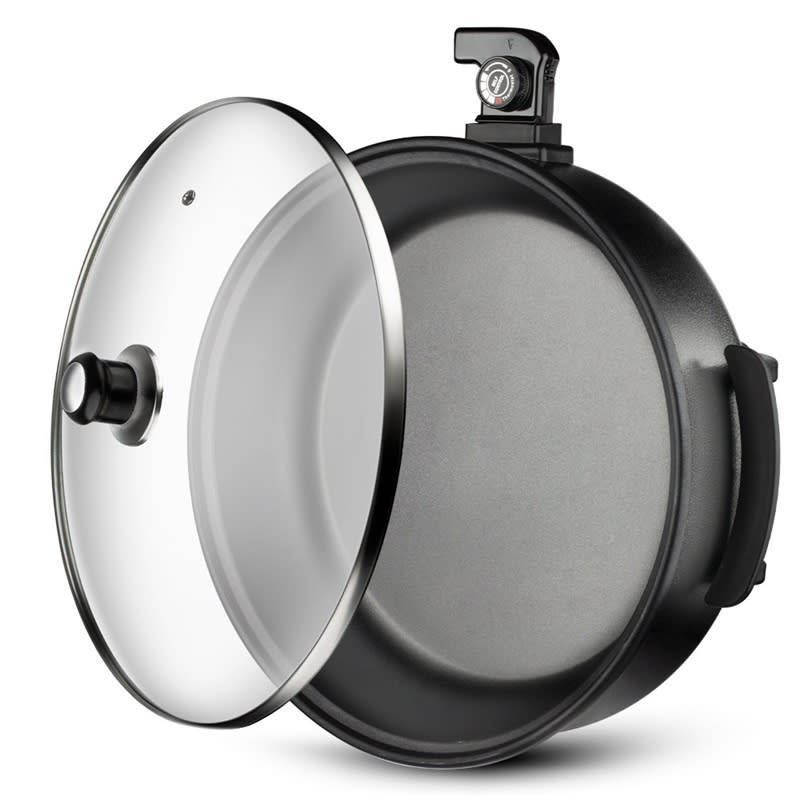 Pans Multifunctional Kitchen Nonstick Frying Pan Electric Pizza Pan