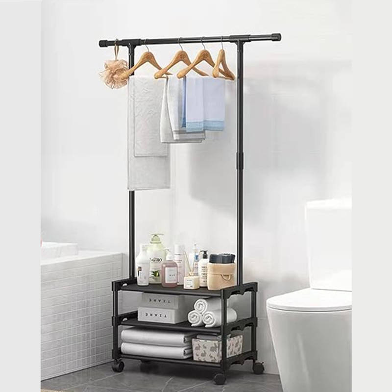 Shoe Racks & Organisers Freestanding Large Coat Rack Bracket 3in1 Storage Organizer Box with