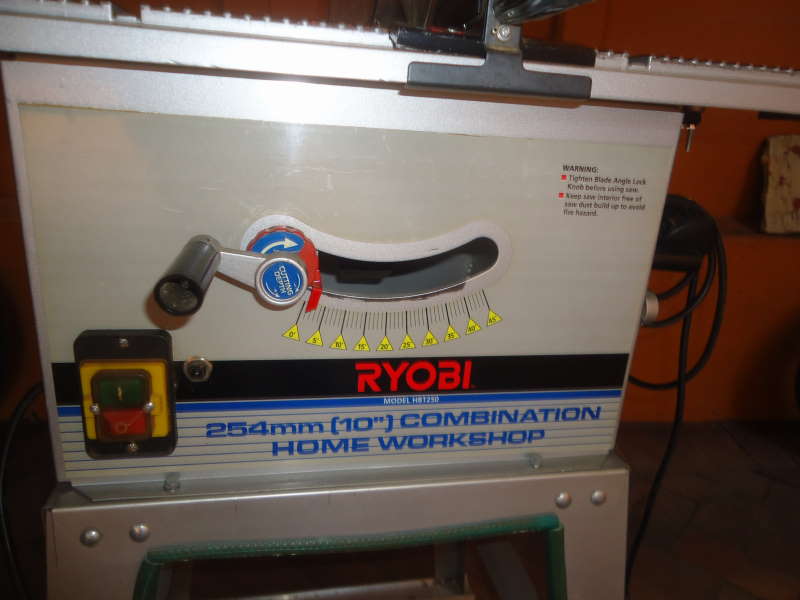 RYOBI 254 MM COMBINATION HOME WORKSHOP - TABLE SAW & ROUTER