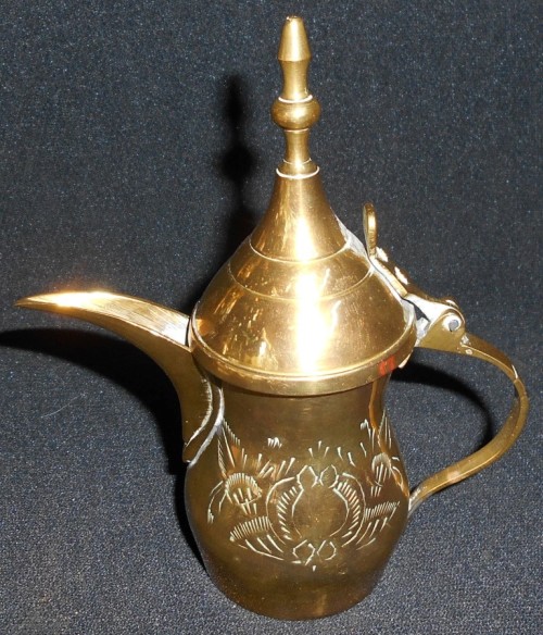Vintage Sultan Solid Brass Hot Water Jug