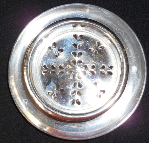 Vintage Silver Plate Butter Dish with Ice dish