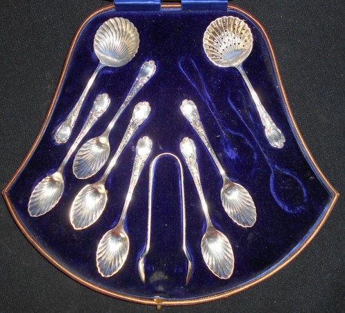 Vintage Wingfield RowBotham & Co Sheffield Silver Plated Spoons