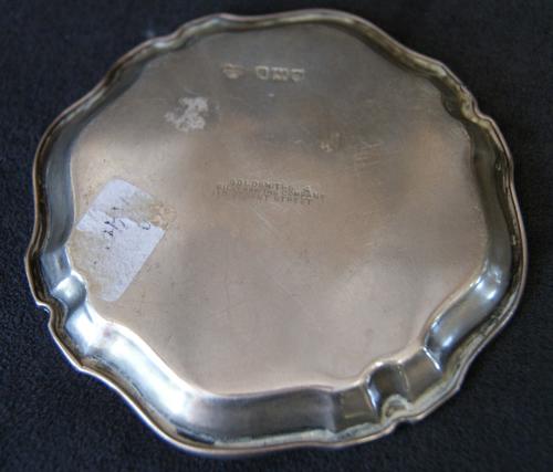 Antique Hallmarked 1911 Goldsmiths & Silversmiths Silver Plate