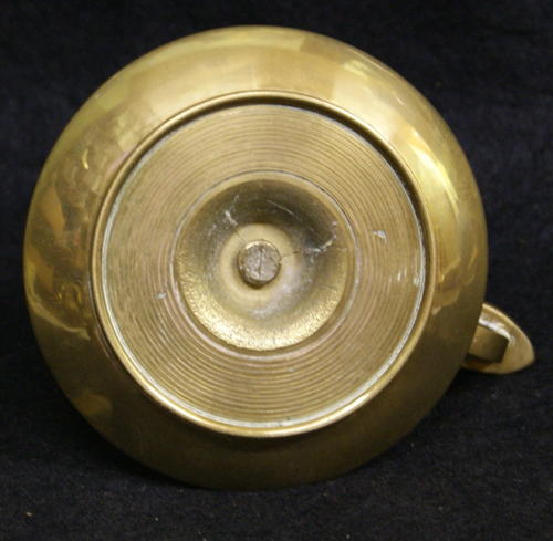 Vintage Solid Brass Hand Held Chamber stick Candlestick Holder 