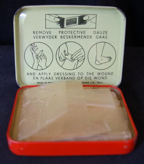 Vintage Elastoplast First Aid Dressings Tin - With Plasters