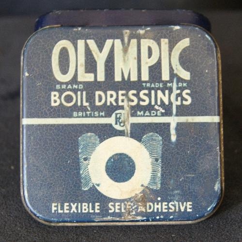 Vintage Olympic Boil Dressing Empty Tin