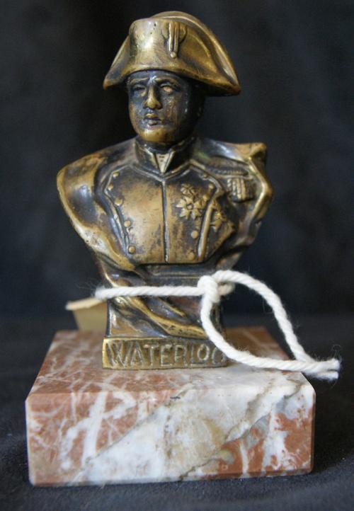 Vintage Bronze Lord Nelson Bust on Marble Plinth