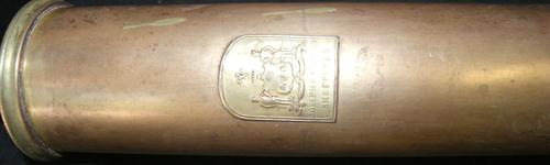Antique Brass Joseph Gray & Son Sheffield Fire Extinguisher