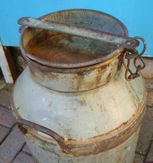 Vintage Large Metal Milk Churn or Can
