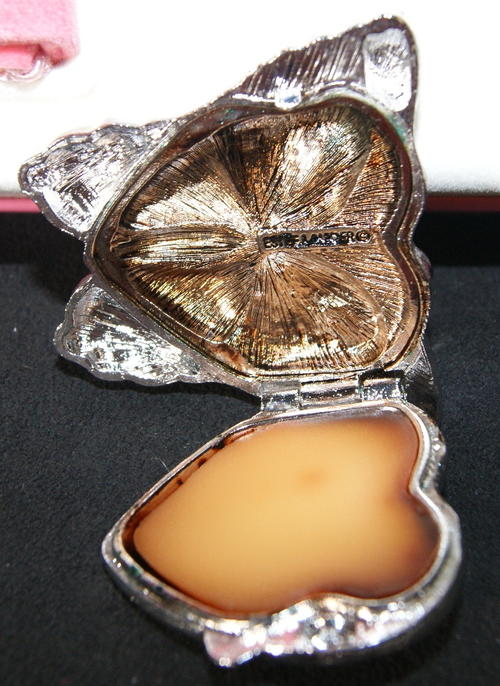 Vintage Estee Lauder 1996 Solid Perfume Butterfly Pleasure Fragrance