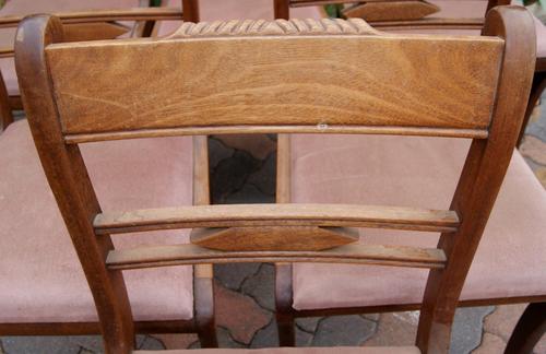 Vintage Mahogany 6 x Dining Chairs
