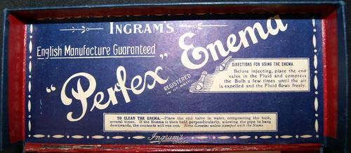 Vintage Ingram's Perfex Enema Rubber Enema