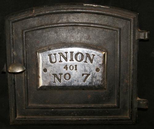Vintage Union 401 No.7A Coal Stove Oven Door