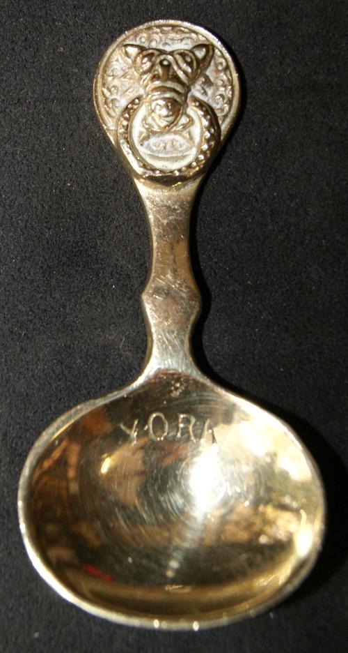 Vintage Solid Brass Sugar Spoon