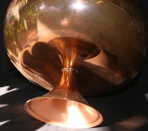 Large Copper Centre Piece Bowl