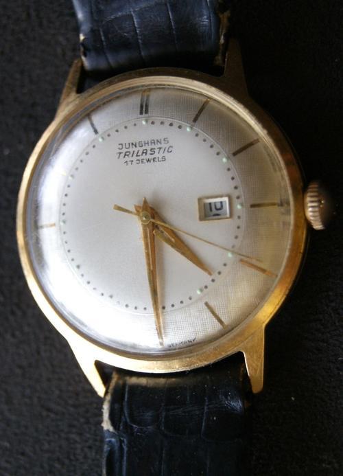 Junghans Trilastic Hand Wound 17 Jewel Germany Watch J93S1