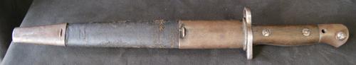 British Pattern 1907 Cut Back Lee Enfield Sword Bayonet - Manufactured by Remington