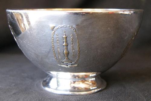 Commemorative Voortrekker Aandenking 1838-1938 NV Silverfabriek Silver Plated Sugar Bowl