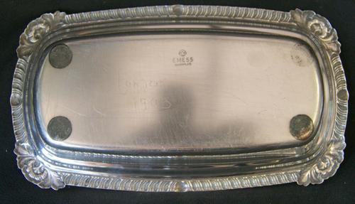 Vintage EMESS Silver Plated Butter Dish
