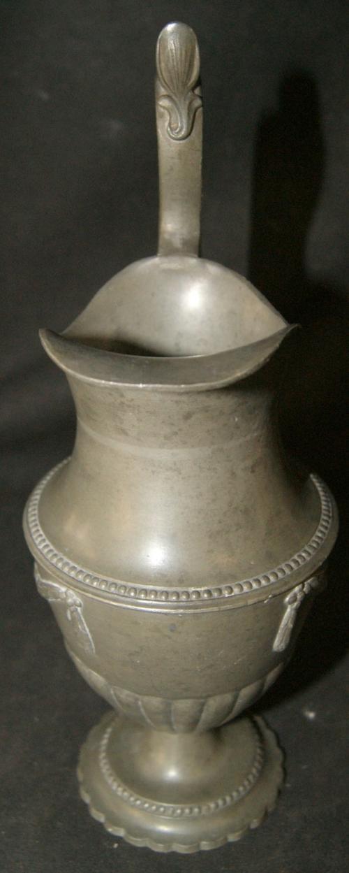 Vintage Ornate Pewter Jug