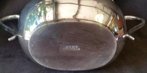 Vintage Large Sheffield EPNS Silver Plated Sugar Bowl
