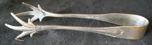 Vintage Majestic Silver Plated Ice Tongs