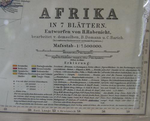 Vintage Stielers Hand Atlas Afrika BL.5  Map of Somalia and Madagascar- 1:7.500 000