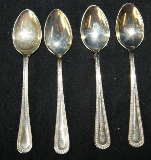 Vintage EPNS Silver Plated Tea Spoons