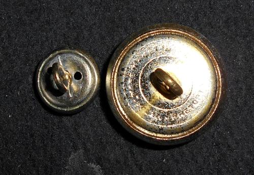 Vintage South Africa Air Force Regimental Brass and Chrome Uniform Buttons