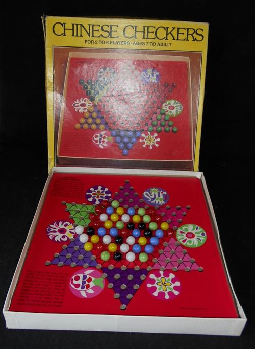 Vintage Chinese Checkers Board Game