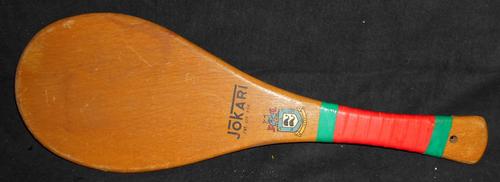 Vintage Retro 1970's Wooden Jokari Paddle Ball Racket