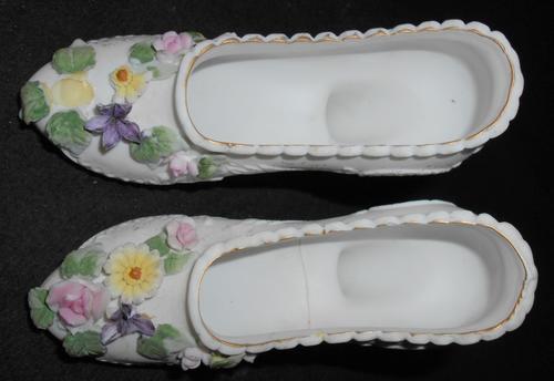 Vintage Balboa Porcelain Ornamental Pair of High Heel Shoes