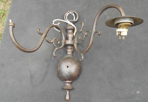 Vintage Copper 3 Electrical Light Wall Sconce Light