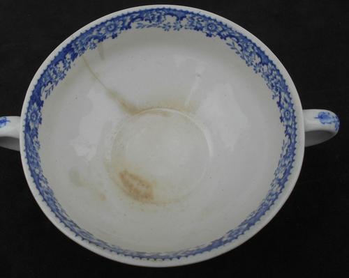 Vintage Swinnertons Staffordshire England Old Willow Silverdale Soup Bowl