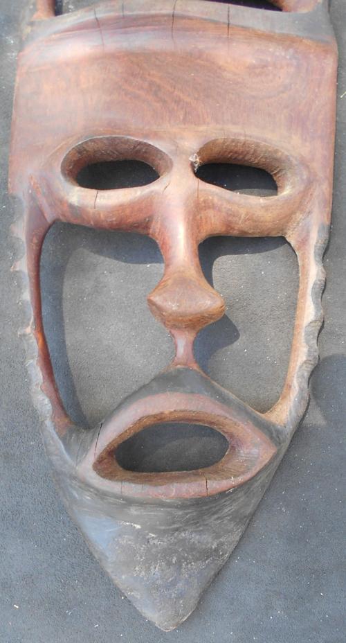 Hand Carved African Wood Mask